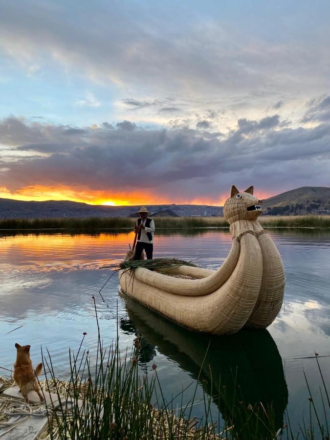 Uros Lodge Peru Puno Esterno foto