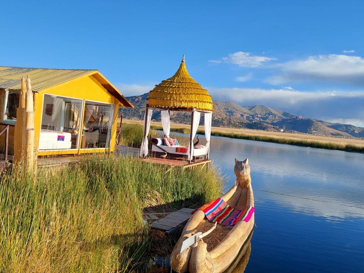 Uros Lodge Peru Puno Esterno foto