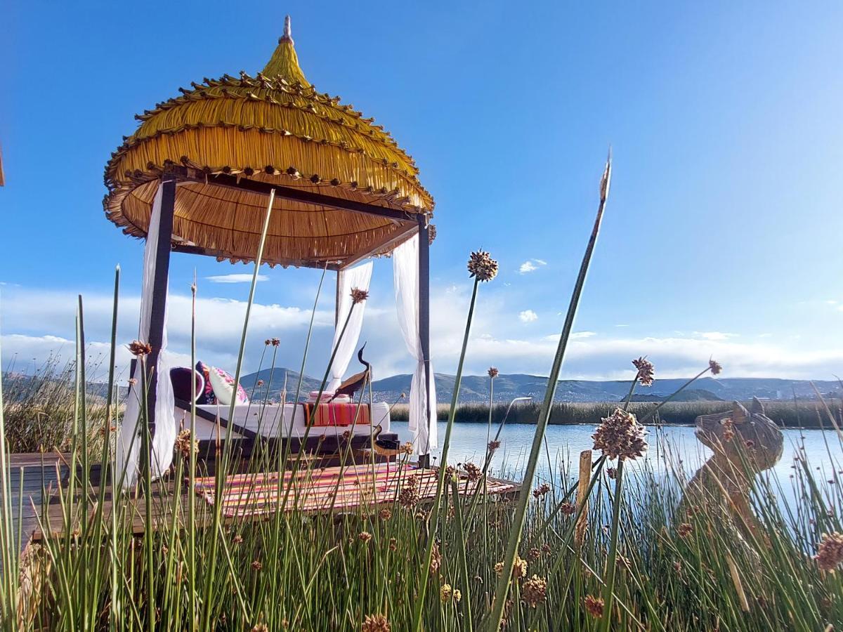 Uros Lodge Peru Puno Esterno foto