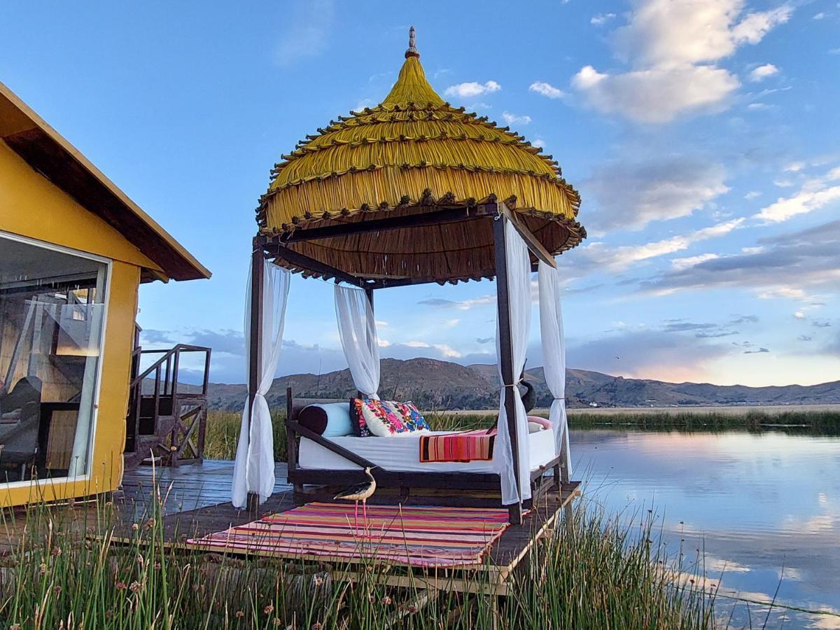 Uros Lodge Peru Puno Esterno foto