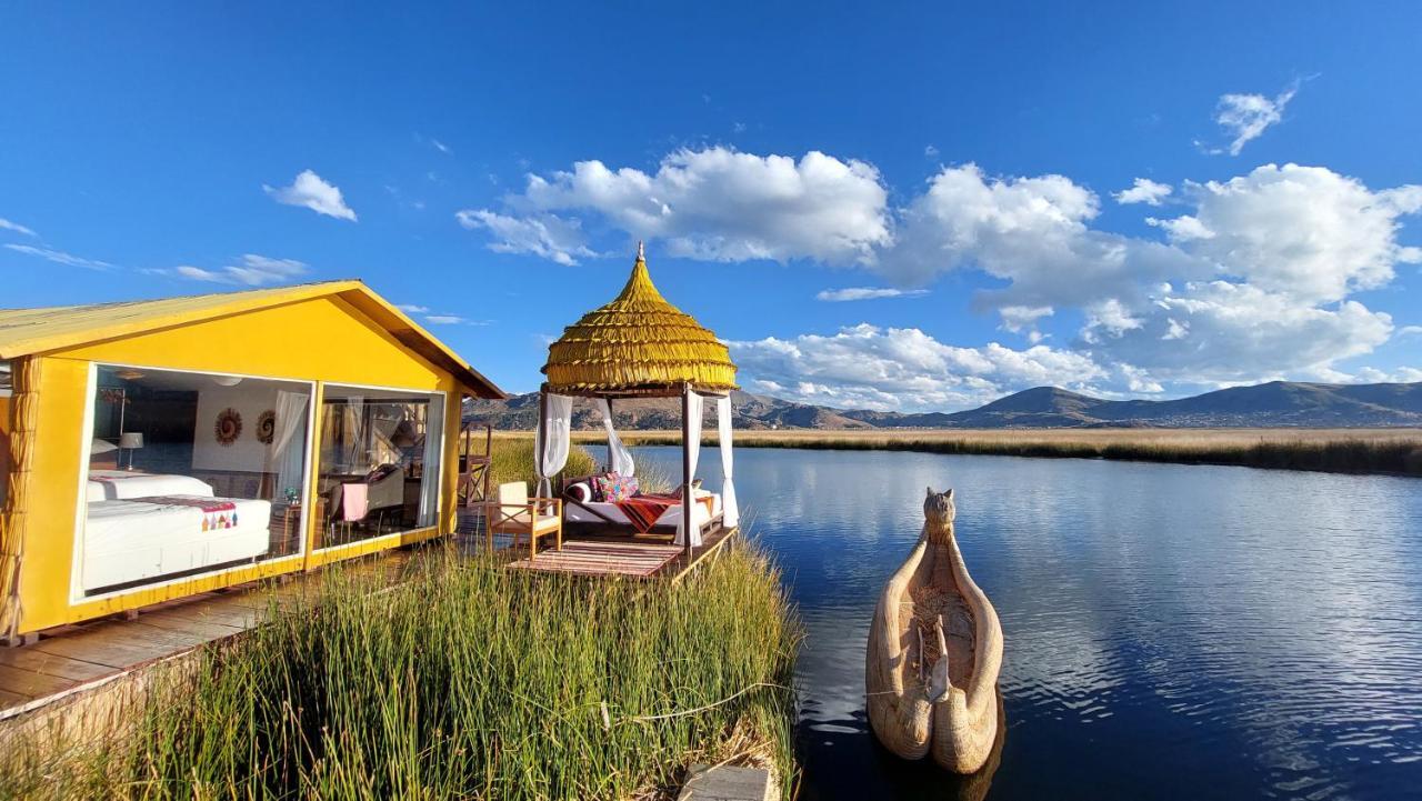 Uros Lodge Peru Puno Esterno foto