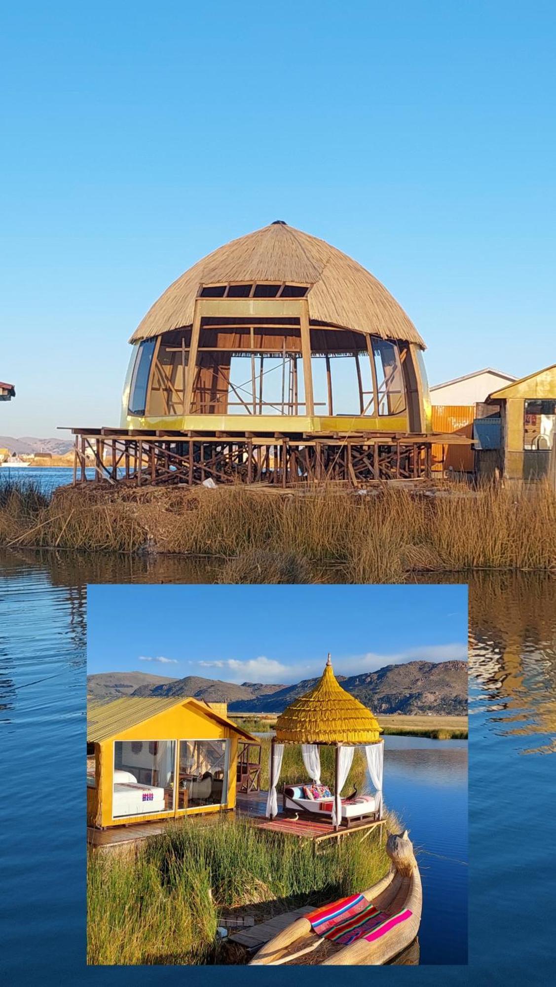 Uros Lodge Peru Puno Esterno foto
