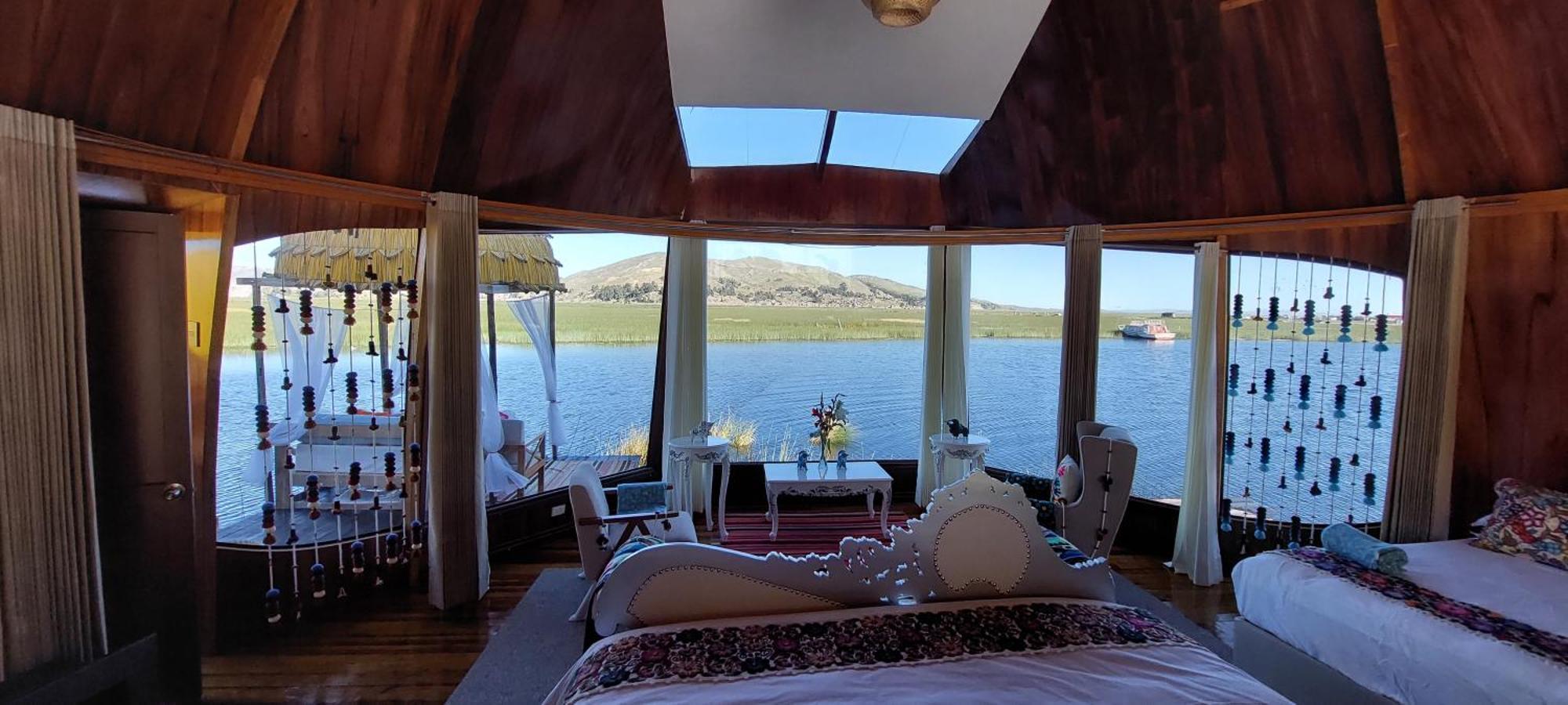 Uros Lodge Peru Puno Esterno foto